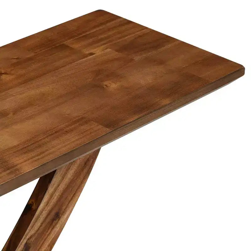 Console d'entrée rustique moderne Whisen 57'', table d'appoint pour couloir, table de canapé mince avec pieds croisés, construction robuste