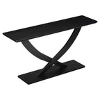 Console d'entrée rustique moderne Whisen 57'', table d'appoint pour couloir, table de canapé mince avec pieds croisés, construction robuste