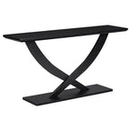 Console d'entrée rustique moderne Whisen 57'', table d'appoint pour couloir, table de canapé mince avec pieds croisés, construction robuste