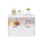 Organisateur de rangement 8 casiers de rangement, bacs à jouets amovibles, organisateur de livres à 4 niveaux et 2 armoires de rangement pour salle de jeux, chambre d'enfant