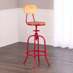 Tabouret réglable et pivotant Lakeside Collection avec dossier -