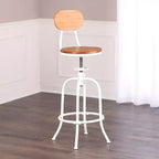 Tabouret réglable et pivotant Lakeside Collection avec dossier -