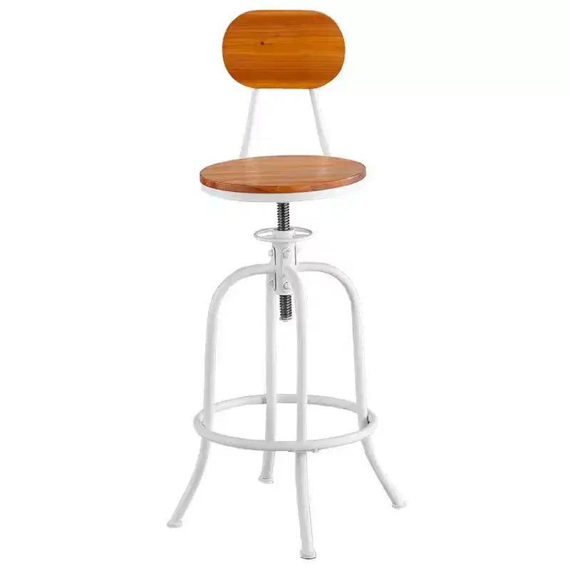 Tabouret réglable et pivotant Lakeside Collection avec dossier -