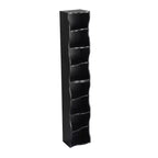 Étagère décorative haute à 8 niveaux avec étagères ouvertes, vitrine étroite moderne sur pied pour le salon ou le bureau à domicile-Panipeachy