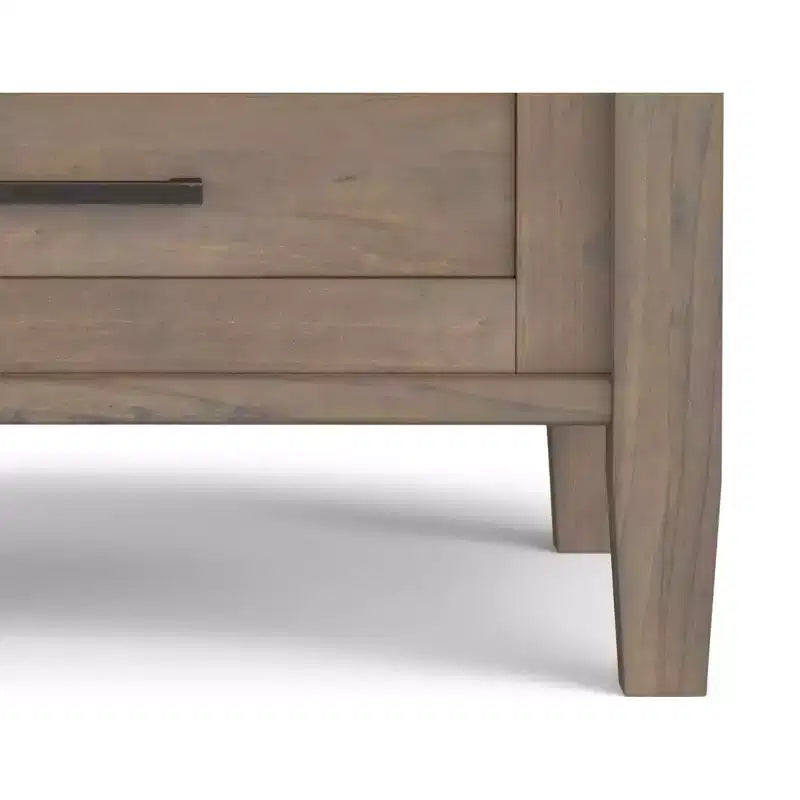 Table d'appoint rectangulaire de transition Cantina en BOIS MASSIF de 20 pouces de large