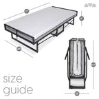 Lit pliant de luxe présidentiel avec matelas Billion