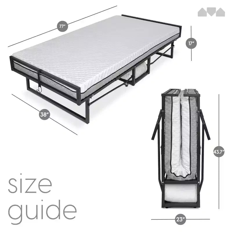 Lit pliant de luxe présidentiel avec matelas Billion