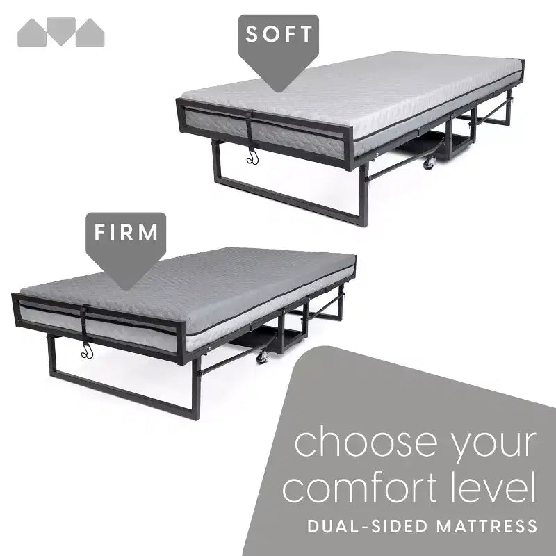Lit pliant de luxe présidentiel avec matelas Billion