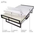 Lit pliant de luxe présidentiel avec matelas Billion