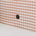 Bellemave Lit de repos double à carreaux vichy avec port USB et lit gigogne coulissant, Cadre de lit en forme de vague pour chambre et salon.