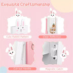 Ensemble Coiffeuse et Chaise Blanches pour Enfants avec Armoire à Bijoux Thème Princesse