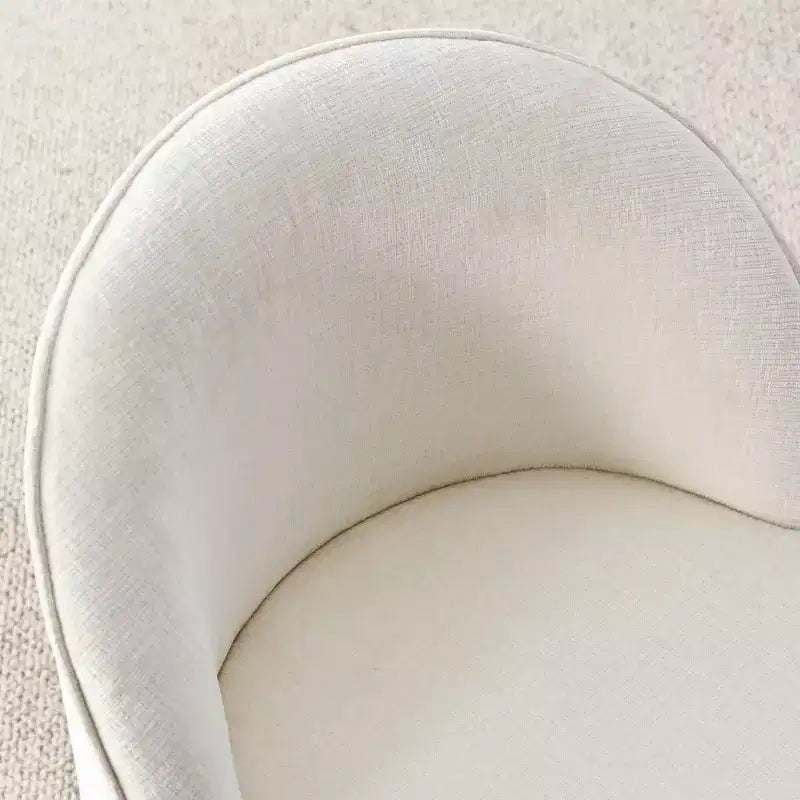 Ensemble de salle à manger 5 pièces pour 4, chaises modernes à roulettes avec revêtement en chenille, table ronde noire à pied central - Panipeachy