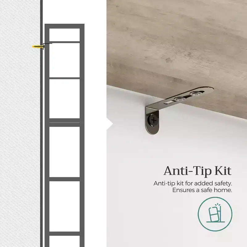Meuble de rangement pour toilettes SONGMICS, organiseur de salle de bain 3 niveaux au-dessus des toilettes avec étagères réglables