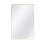 HomeRoots 36 Gold Aluminum Framed Accent Mirror