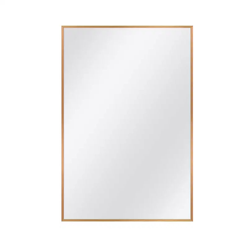 HomeRoots 36 Gold Aluminum Framed Accent Mirror