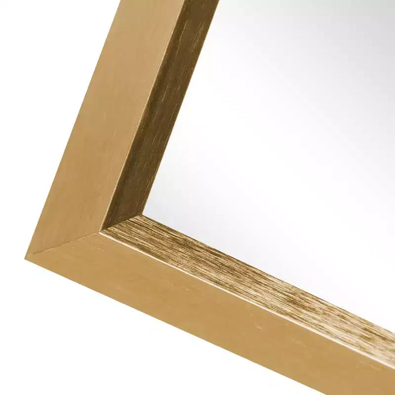 Miroir d'appoint HomeRoots 36" avec cadre en aluminium doré