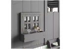 Bellemave Lit Superposé Maison Jumeau sur Jumeau pour Enfants avec Toit, Barrières de Sécurité et Échelle, Lit Superposé en Pin avec Fenêtre et Porte, Montage Facile