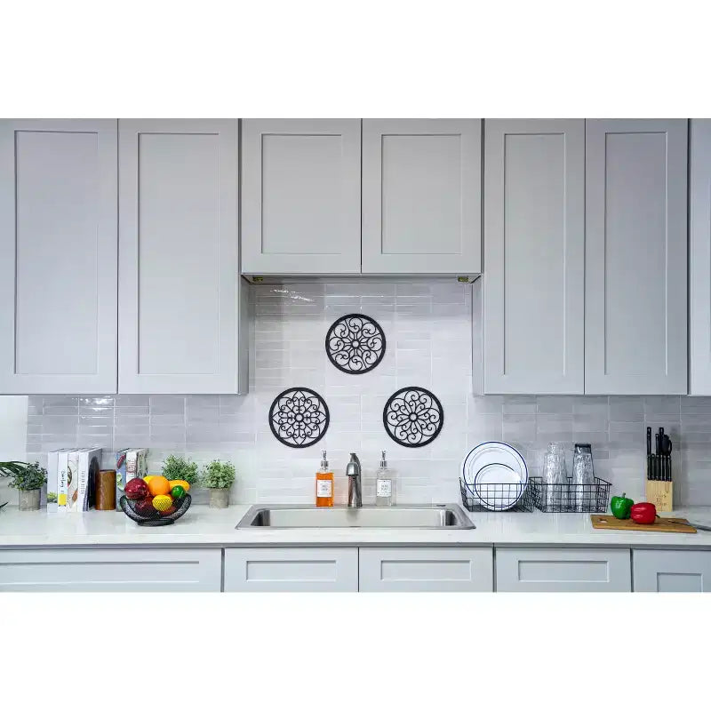 CASAINC 15 L x 60 H x 12 P Armoire de cuisine basse Shaker avec porte et tiroirs doubles, cadre en bois massif, peinture à faible teneur en COV à base d'eau, RTA, Gris Colombe