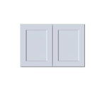 CASAINC 36 W x 24 H x 27 D Shaker Base Kitchen Cabinet, Solid Wood Frame, Water-Based Low-VOC Paint, Soft-Close, RTA, Dove Gray