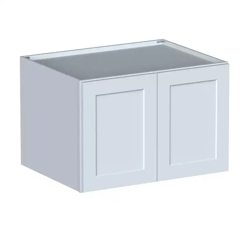 CASAINC Armoire de cuisine basse Shaker 36 L x 24 H x 27 P, cadre en bois massif, peinture à base d'eau à faible teneur en COV, fermeture douce, à monter soi-même, gris tourterelle