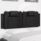 vidaXL Coussin de Tête de Lit Suspendu Rembourré Oreiller Dossier Chambre Similicuir