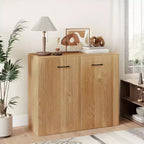 Meuble de rangement au sol Costway Buffet vaisselier avec portes doubles et bar à café en bois