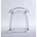 Lot de 4 chaises de mariage ou de salle à manger avec assises en plastique, durables et faciles à monter
