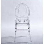 Lot de 4 chaises de mariage ou de salle à manger avec assises en plastique, durables et faciles à monter