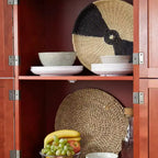 Armoire de rangement haute de 183 cm avec 8 portes et 4 étagères pour salon, cuisine ou bureau