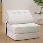 WARMOUNTS Canapé-lit pliant avec dossier réglable, fauteuil-lit portable pour salon et bureau
