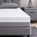 Matelas en mousse à mémoire de forme double face Dyonery avec housse amovible, offrant deux options de confort de couchage