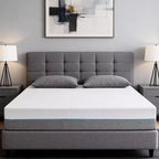 Matelas en mousse à mémoire de forme double face Dyonery avec housse amovible, offrant deux options de confort de couchage