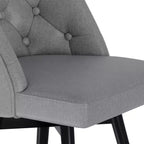 Tabourets de bar avec dossiers, lot de 2 tabourets de bar hauteur de comptoir 66 cm, chaises d'îlot de cuisine modernes