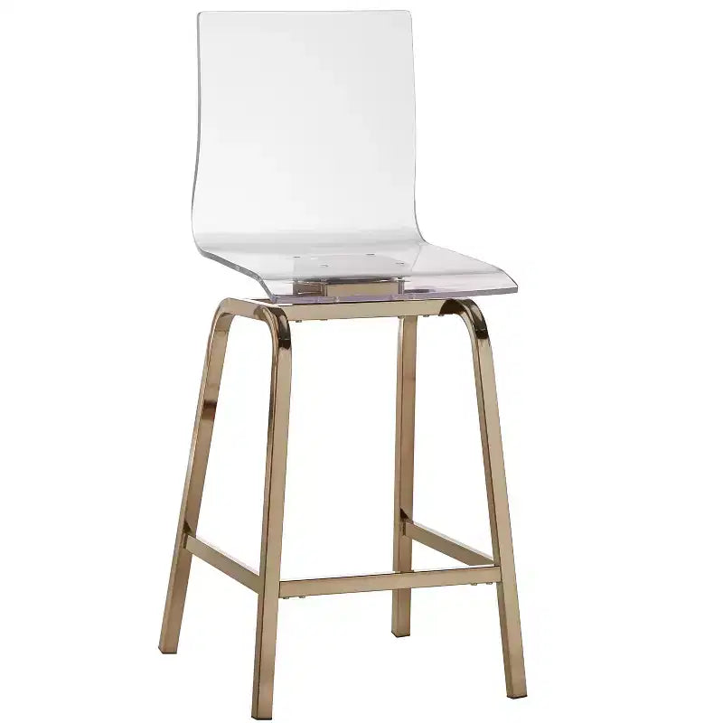 Tabourets de comptoir et de bar pivotants en acrylique Alta - Lot de 2 - iNSPIRE Q