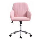 Chaise de bureau réglable, chambre à coucher, chaise pivotante ergonomique, dossier et assise, confortable pour les longues heures assises