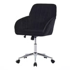Chaise de bureau réglable, chambre à coucher, chaise pivotante ergonomique, dossier et assise, confortable pour les longues heures assises