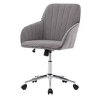 Chaise de bureau réglable, chambre à coucher, chaise pivotante ergonomique, dossier et assise, confortable pour les longues heures assises