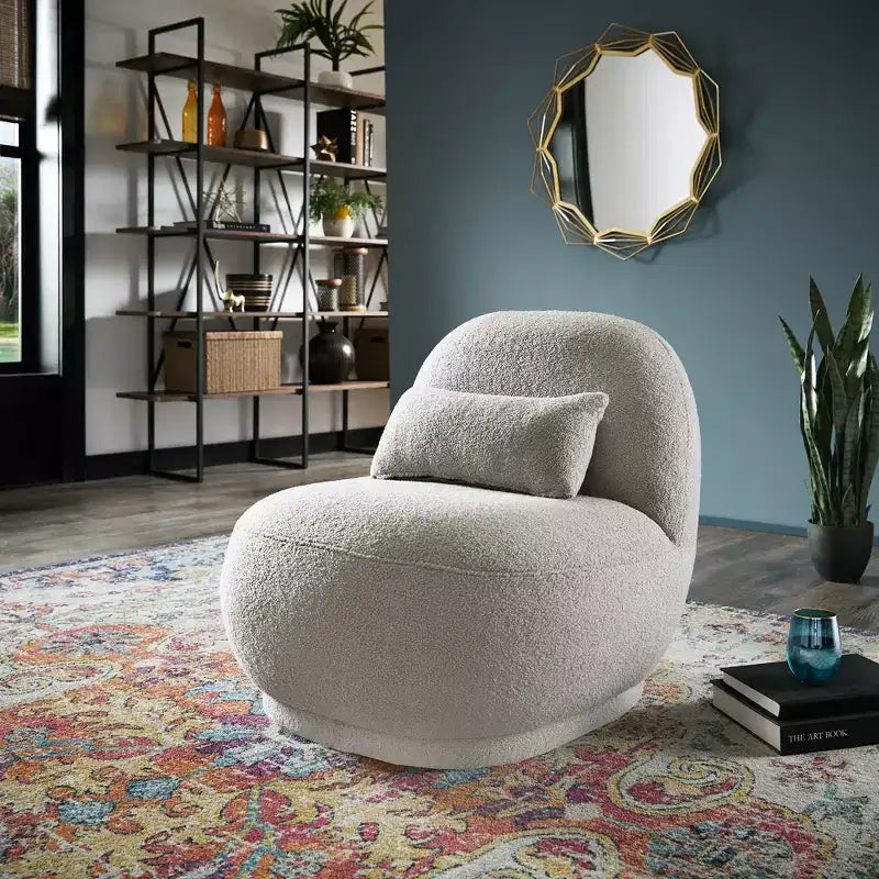 Fauteuil d'appoint bouclé Morro - iNSPIRE Q