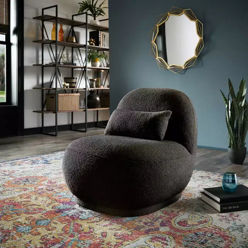 Fauteuil d'appoint bouclé Morro - iNSPIRE Q