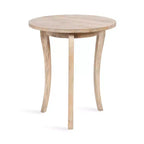 Table d'entrée ronde Mariona Kate and Laurel, 26x26x30, Naturel