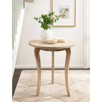 Table d'entrée ronde Mariona Kate and Laurel, 26x26x30, Naturel