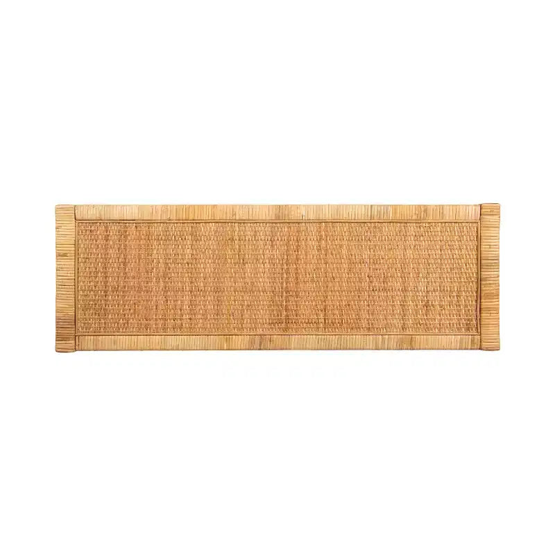 Console en rotin Kate and Laurel Rafina, 36x12x30, Naturel