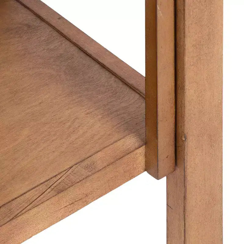 Table console Ulla Kate and Laurel, 36x13x30, marron rustique