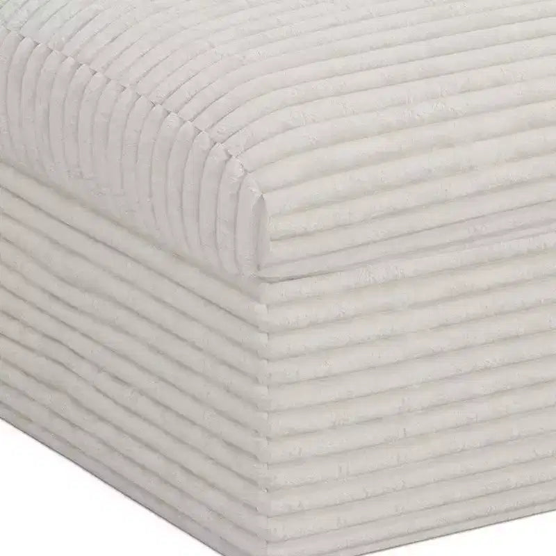 30 Pouf en velours côtelé