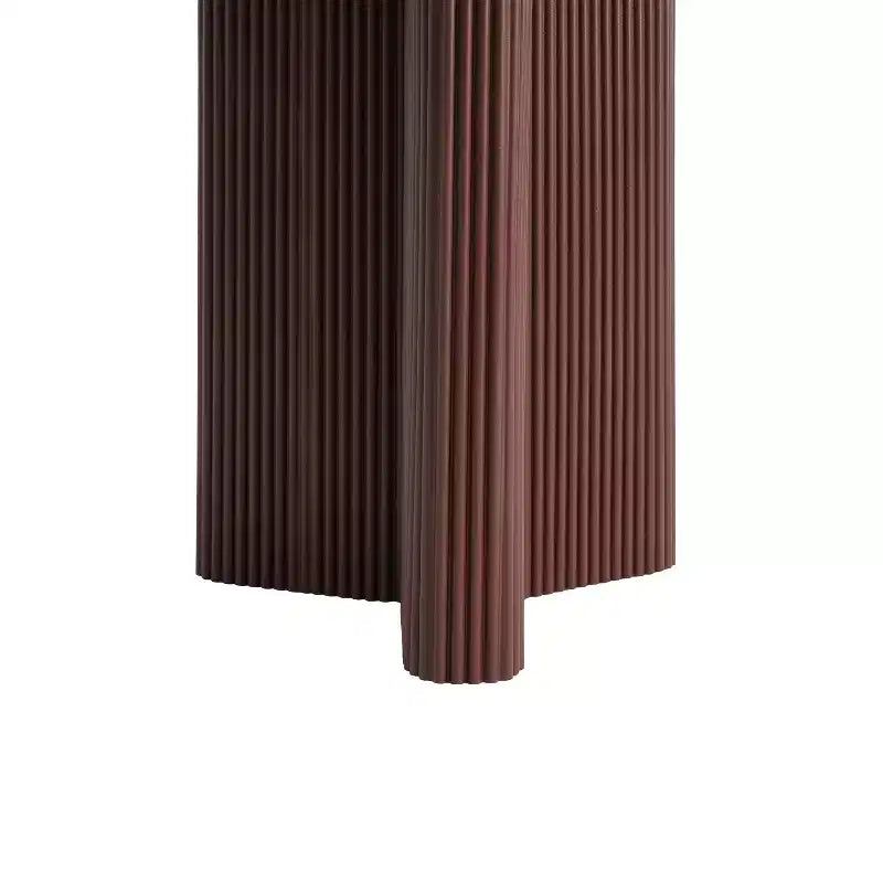 Table d'appoint cannelée moderne en bois Ursule Christopher Knight Home