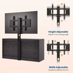 47.2 Meuble TV moderne 6 tiroirs pour salon, chambre à coucher