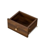 JVNOXK Buffet de 47 pouces avec deux portes coulissantes en verre rayé, meuble de rangement autonome sur comptoir, idéal pour le rangement des bouteilles de vin, couleur noyer
