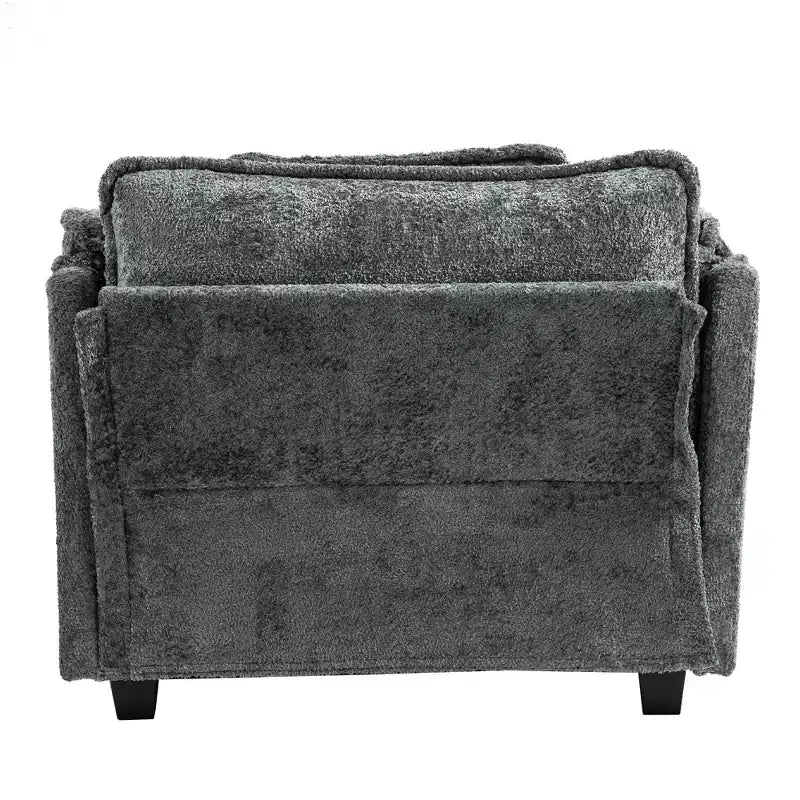 Canapé surdimensionné GDFStudio Dorine en tissu bouclette avec ottoman