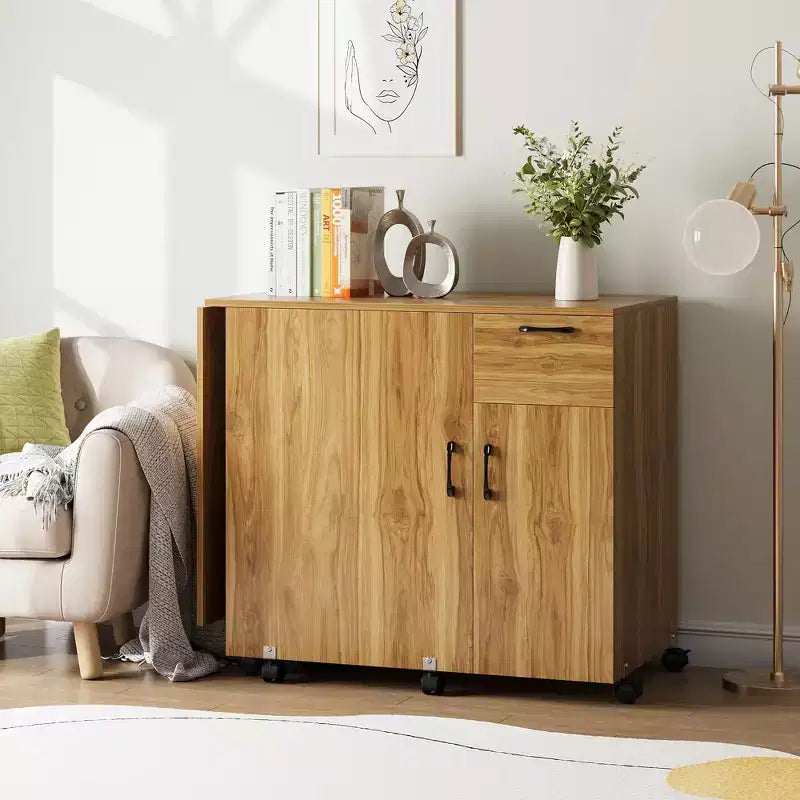 Table pliante pour machine à coudre, bureau d'appoint roulant pour machine à coudre, station de travail artisanale avec roulettes verrouillables pour la maison, la chambre, les petits espaces
