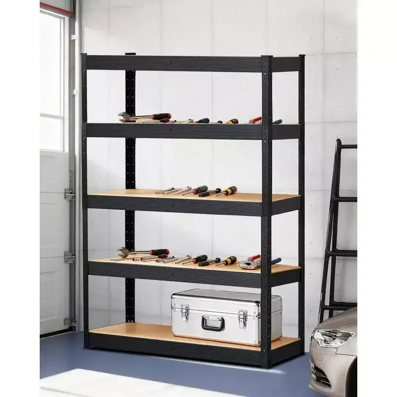 COZONY 5 Tier Heavy Duty Garage Shelving Units Adjustable Metal Storage Shelves Utility Rack with Reinforced MDF Boards 2000 Lbs Capacity